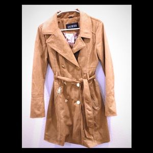 🧥Guess Faux Suede Trench Coat 🧥